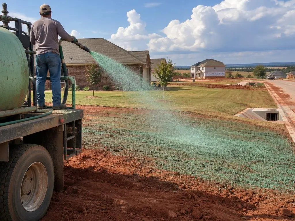 New Lawn Hydroseeding in Oklahoma City, OK